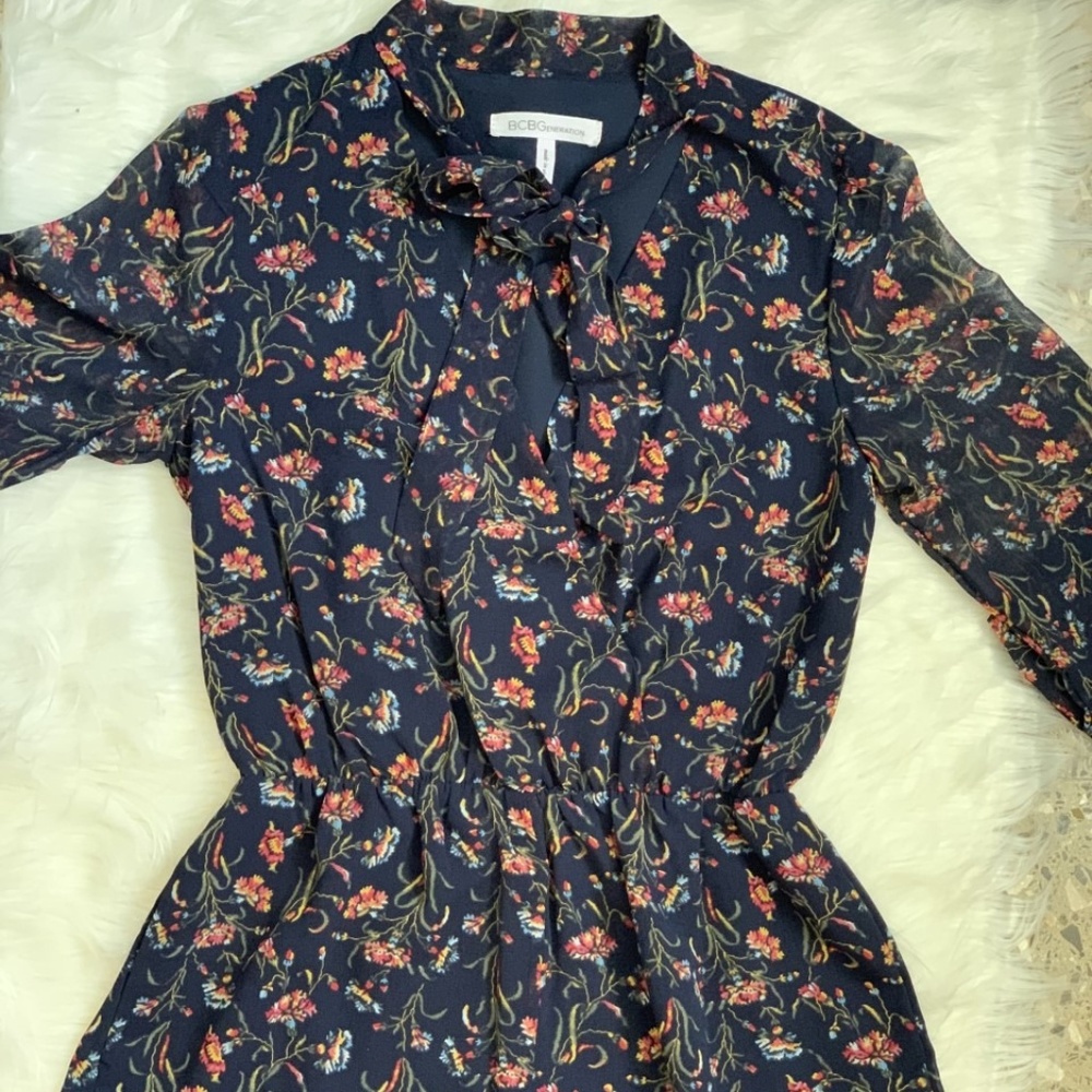 BCBGeneration Floral Romper